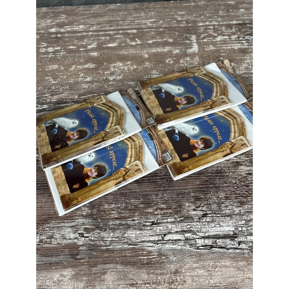 32 Vintage Harry Potter Party Invitation Cards Sealed (8 per pack) 4 packs